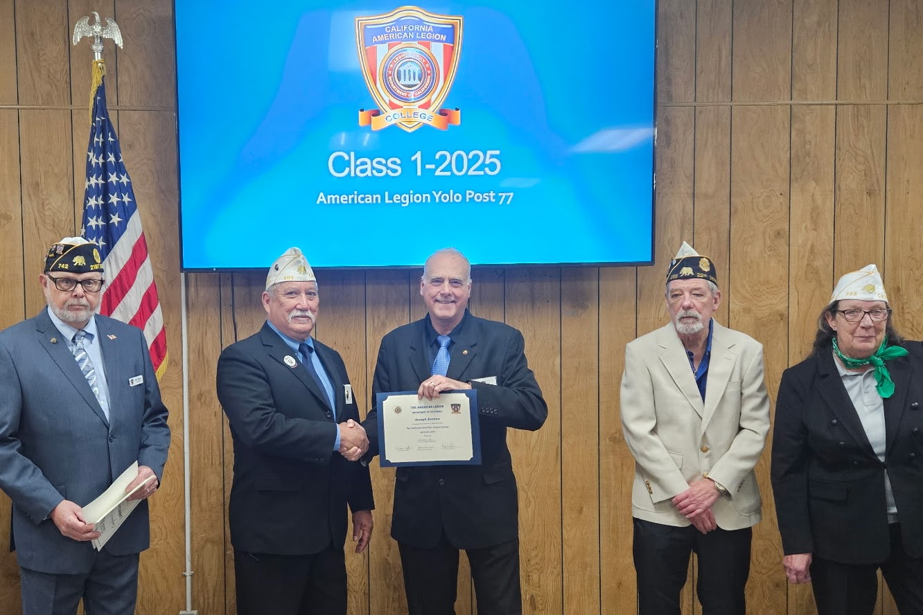 California American Legion College 1-2025, Joseph Benton Graduation